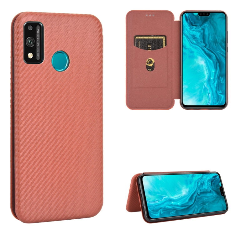 Carbon Fiber Texture Magnetic Horizontal Flip TPU + PC + PU Leather Case with Card Slot, For Huawei Honor 9X Lite, For Huawei Honor 30 Youth, For Huawei Y5p / Honor 9S, For Huawei Honor 9X Pro, For Huawei Honor 30 Pro, For Huawei Honor 30S�������������...