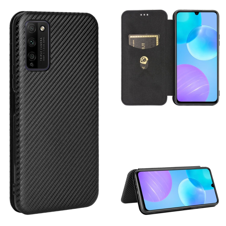Carbon Fiber Texture Magnetic Horizontal Flip TPU + PC + PU Leather Case with Card Slot, For Huawei Honor 9X Lite, For Huawei Honor 30 Youth, For Huawei Y5p / Honor 9S, For Huawei Honor 9X Pro, For Huawei Honor 30 Pro, For Huawei Honor 30S�������������...