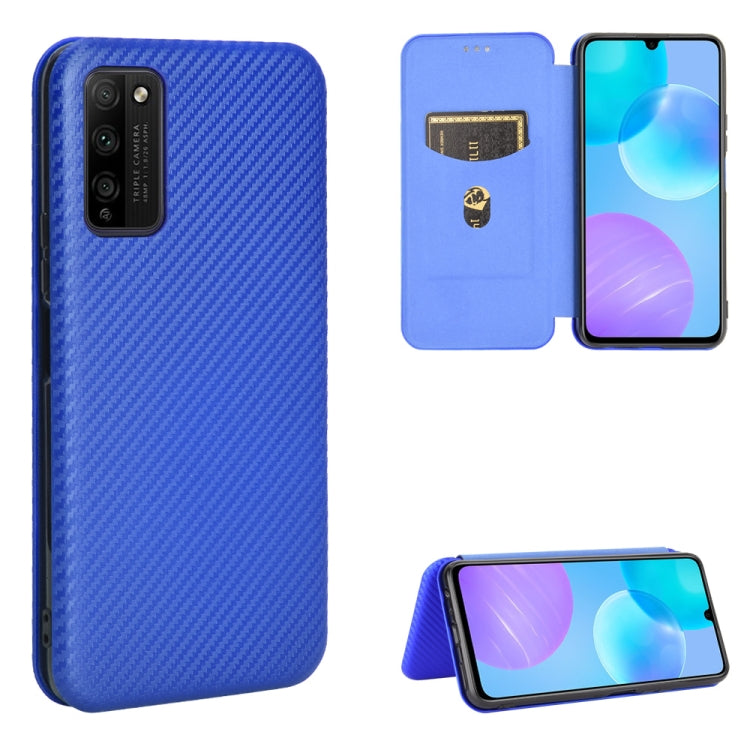 Carbon Fiber Texture Magnetic Horizontal Flip TPU + PC + PU Leather Case with Card Slot, For Huawei Honor 9X Lite, For Huawei Honor 30 Youth, For Huawei Y5p / Honor 9S, For Huawei Honor 9X Pro, For Huawei Honor 30 Pro, For Huawei Honor 30S�������������...