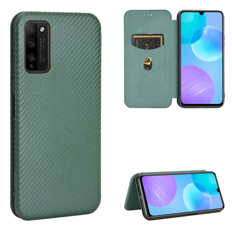 Carbon Fiber Texture Magnetic Horizontal Flip TPU + PC + PU Leather Case with Card Slot, For Huawei Honor 9X Lite, For Huawei Honor 30 Youth, For Huawei Y5p / Honor 9S, For Huawei Honor 9X Pro, For Huawei Honor 30 Pro, For Huawei Honor 30S�������������...