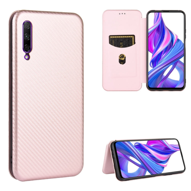 Carbon Fiber Texture Magnetic Horizontal Flip TPU + PC + PU Leather Case with Card Slot, For Huawei Honor 9X Lite, For Huawei Honor 30 Youth, For Huawei Y5p / Honor 9S, For Huawei Honor 9X Pro, For Huawei Honor 30 Pro, For Huawei Honor 30S�������������...