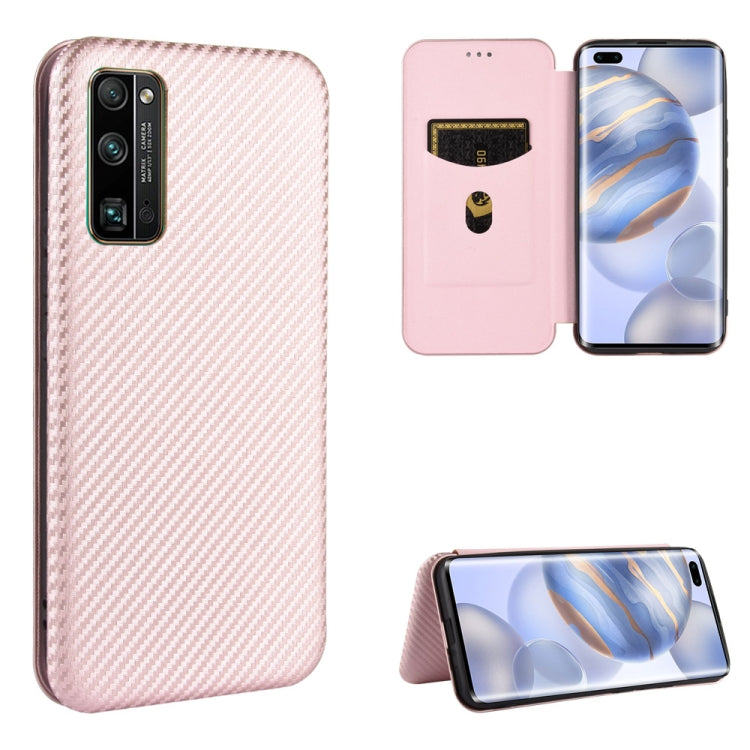 Carbon Fiber Texture Magnetic Horizontal Flip TPU + PC + PU Leather Case with Card Slot, For Huawei Honor 9X Lite, For Huawei Honor 30 Youth, For Huawei Y5p / Honor 9S, For Huawei Honor 9X Pro, For Huawei Honor 30 Pro, For Huawei Honor 30S�������������...