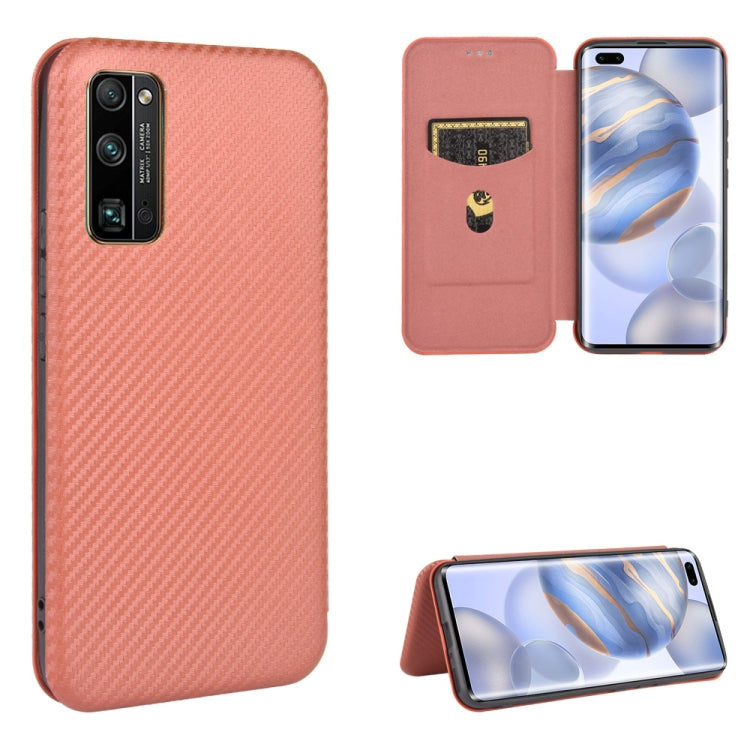Carbon Fiber Texture Magnetic Horizontal Flip TPU + PC + PU Leather Case with Card Slot, For Huawei Honor 9X Lite, For Huawei Honor 30 Youth, For Huawei Y5p / Honor 9S, For Huawei Honor 9X Pro, For Huawei Honor 30 Pro, For Huawei Honor 30S�������������...