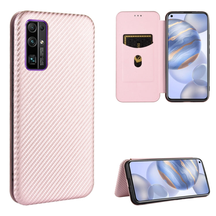 Carbon Fiber Texture Magnetic Horizontal Flip TPU + PC + PU Leather Case with Card Slot, For Huawei Honor 9X Lite, For Huawei Honor 30 Youth, For Huawei Y5p / Honor 9S, For Huawei Honor 9X Pro, For Huawei Honor 30 Pro, For Huawei Honor 30S�������������...