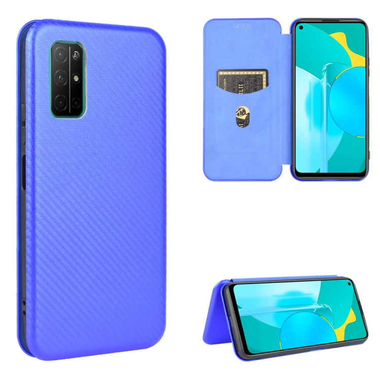 Carbon Fiber Texture Magnetic Horizontal Flip TPU + PC + PU Leather Case with Card Slot, For Huawei Honor 9X Lite, For Huawei Honor 30 Youth, For Huawei Y5p / Honor 9S, For Huawei Honor 9X Pro, For Huawei Honor 30 Pro, For Huawei Honor 30S�������������...