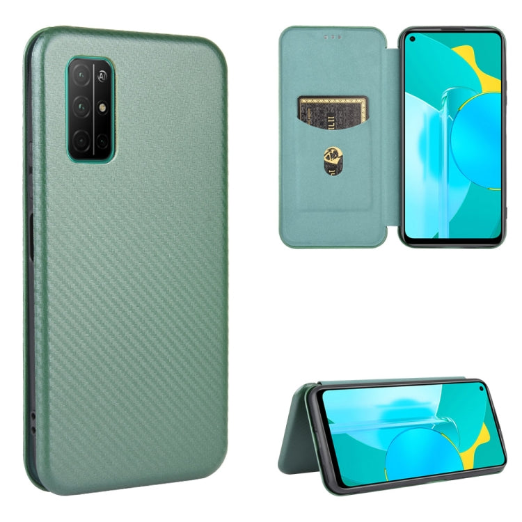 Carbon Fiber Texture Magnetic Horizontal Flip TPU + PC + PU Leather Case with Card Slot, For Huawei Honor 9X Lite, For Huawei Honor 30 Youth, For Huawei Y5p / Honor 9S, For Huawei Honor 9X Pro, For Huawei Honor 30 Pro, For Huawei Honor 30S�������������...