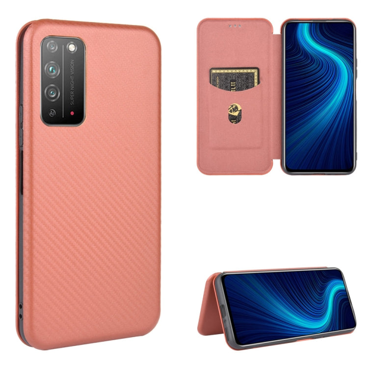 Carbon Fiber Texture Magnetic Horizontal Flip TPU + PC + PU Leather Case with Card Slot, For Huawei Honor 9X Lite, For Huawei Honor 30 Youth, For Huawei Y5p / Honor 9S, For Huawei Honor 9X Pro, For Huawei Honor 30 Pro, For Huawei Honor 30S�������������...