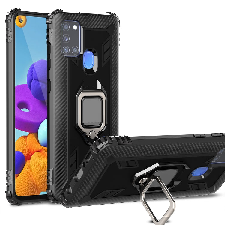 Carbon Fiber Protective Case with 360 Degree Rotating Ring Holder, For LG Velvet / G9, For Motorola E (2020), For OPPO A52 / A72 / A92, For Vivo iQOO 3 5G, For Vivo Z6, For Wiko View 4 / View 4 Lite, For Google Pixel 4A 5G, For Google Pixel 5����������...