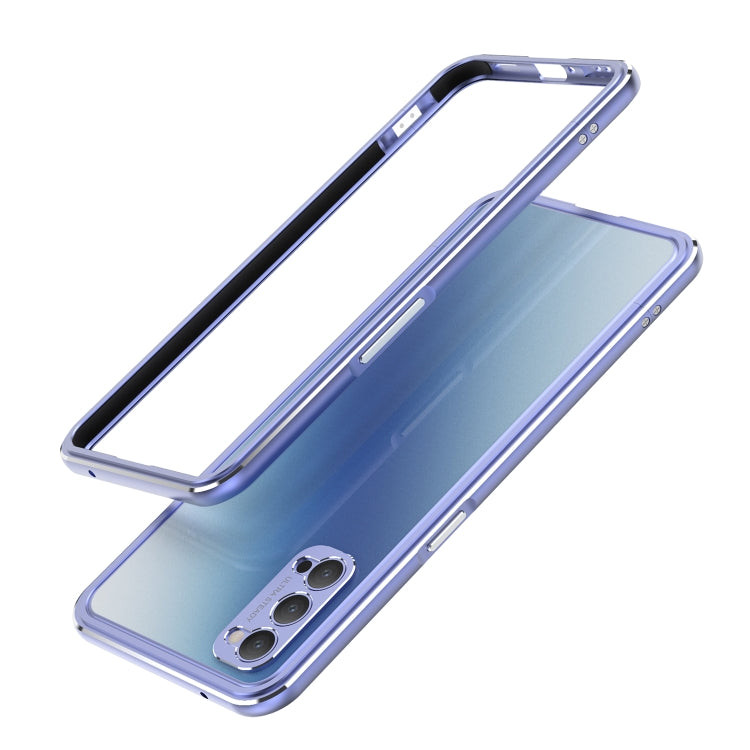 Aluminum Alloy Shockproof Protective Bumper Frame, For OPPO Reno4