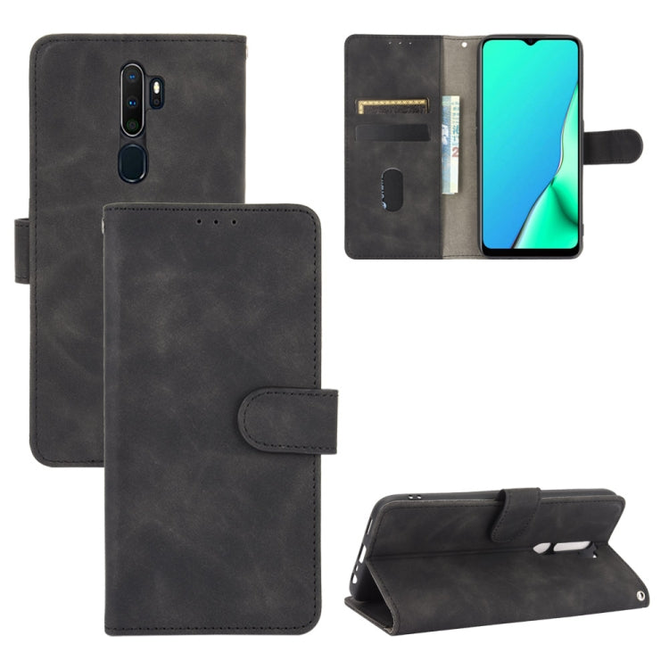 Solid Color Skin Feel Magnetic Buckle Horizontal Flip Calf Texture PU Leather Case with Holder & Card Slots & Wallet, For OPPO A5(AX5) / A3s / A12e, For OPPO A7(AX7) / A5s / AX5s / A12, For OPPO A8 / A31 (2020), For OPPO A9 (2020) / A11 / A11X / A5 (20...
