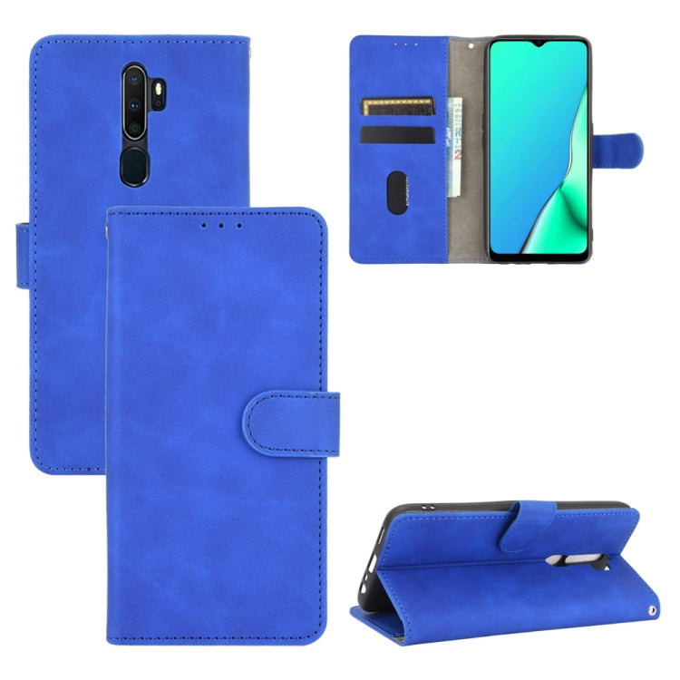 Solid Color Skin Feel Magnetic Buckle Horizontal Flip Calf Texture PU Leather Case with Holder & Card Slots & Wallet, For OPPO A5(AX5) / A3s / A12e, For OPPO A7(AX7) / A5s / AX5s / A12, For OPPO A8 / A31 (2020), For OPPO A9 (2020) / A11 / A11X / A5 (20...