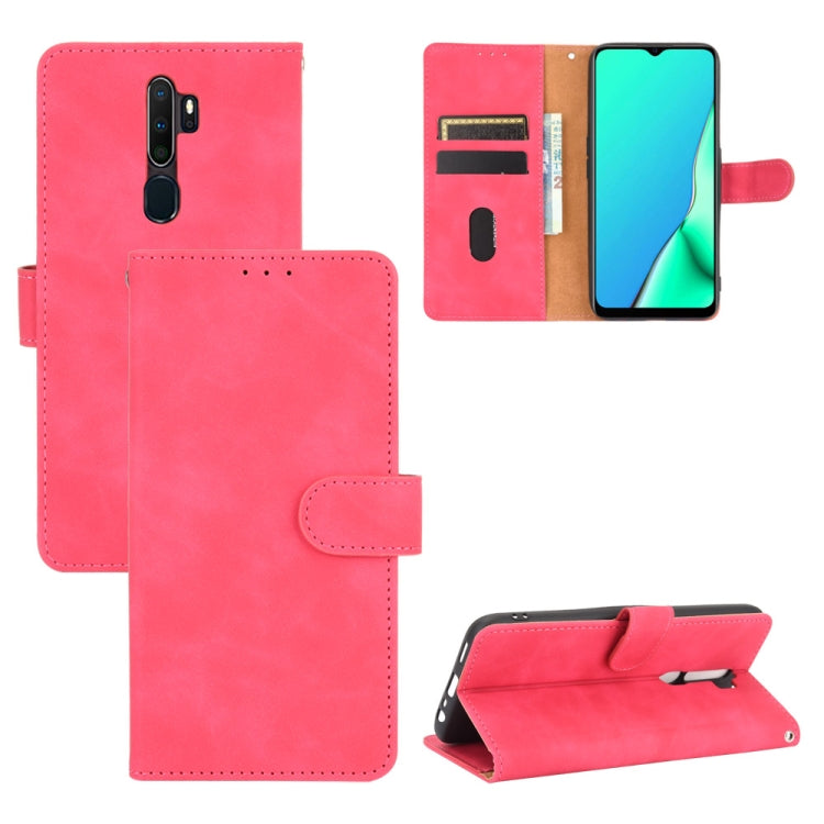 Solid Color Skin Feel Magnetic Buckle Horizontal Flip Calf Texture PU Leather Case with Holder & Card Slots & Wallet, For OPPO A5(AX5) / A3s / A12e, For OPPO A7(AX7) / A5s / AX5s / A12, For OPPO A8 / A31 (2020), For OPPO A9 (2020) / A11 / A11X / A5 (20...