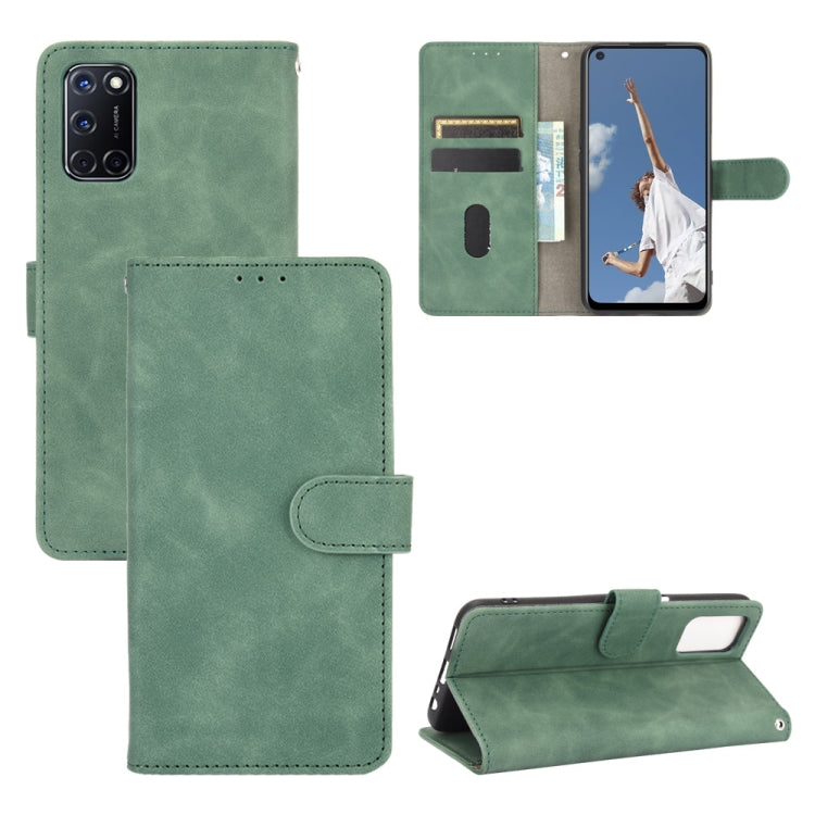 Solid Color Skin Feel Magnetic Buckle Horizontal Flip Calf Texture PU Leather Case with Holder & Card Slots & Wallet, For OPPO A5(AX5) / A3s / A12e, For OPPO A7(AX7) / A5s / AX5s / A12, For OPPO A8 / A31 (2020), For OPPO A9 (2020) / A11 / A11X / A5 (20...