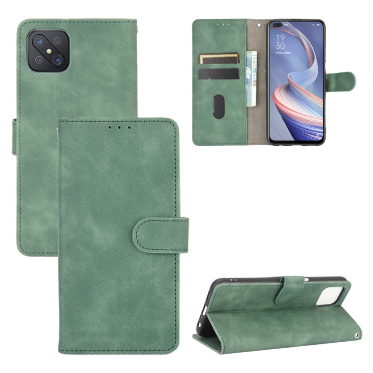 Solid Color Skin Feel Magnetic Buckle Horizontal Flip Calf Texture PU Leather Case with Holder & Card Slots & Wallet, For OPPO A5(AX5) / A3s / A12e, For OPPO A7(AX7) / A5s / AX5s / A12, For OPPO A8 / A31 (2020), For OPPO A9 (2020) / A11 / A11X / A5 (20...