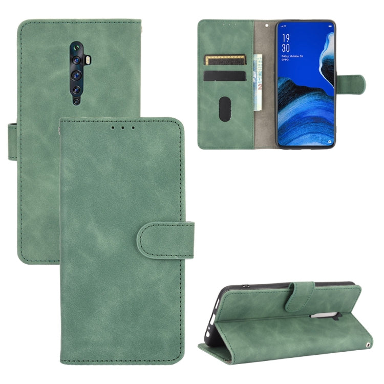 Solid Color Skin Feel Magnetic Buckle Horizontal Flip Calf Texture PU Leather Case with Holder & Card Slots & Wallet, For OPPO Reno2 Z / F, For OPPO Reno4 Pro 5G, For OPPO Reno A, For OPPO Reno Ace / Realme X2 Pro, For OPPO Reno3 5G / Find X2 Lite�����...