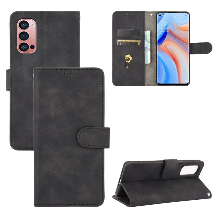 Solid Color Skin Feel Magnetic Buckle Horizontal Flip Calf Texture PU Leather Case with Holder & Card Slots & Wallet, For OPPO Reno2 Z / F, For OPPO Reno4 Pro 5G, For OPPO Reno A, For OPPO Reno Ace / Realme X2 Pro, For OPPO Reno3 5G / Find X2 Lite�����...