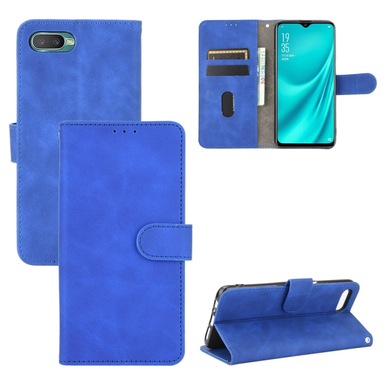 Solid Color Skin Feel Magnetic Buckle Horizontal Flip Calf Texture PU Leather Case with Holder & Card Slots & Wallet, For OPPO Reno2 Z / F, For OPPO Reno4 Pro 5G, For OPPO Reno A, For OPPO Reno Ace / Realme X2 Pro, For OPPO Reno3 5G / Find X2 Lite�����...