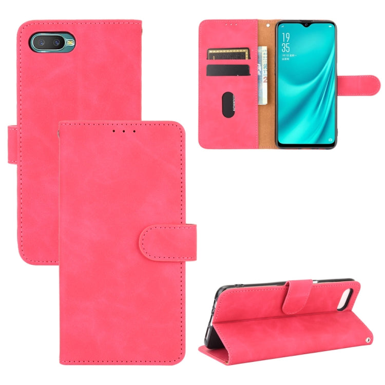 Solid Color Skin Feel Magnetic Buckle Horizontal Flip Calf Texture PU Leather Case with Holder & Card Slots & Wallet, For OPPO Reno2 Z / F, For OPPO Reno4 Pro 5G, For OPPO Reno A, For OPPO Reno Ace / Realme X2 Pro, For OPPO Reno3 5G / Find X2 Lite�����...