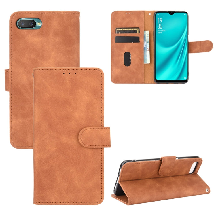 Solid Color Skin Feel Magnetic Buckle Horizontal Flip Calf Texture PU Leather Case with Holder & Card Slots & Wallet, For OPPO Reno2 Z / F, For OPPO Reno4 Pro 5G, For OPPO Reno A, For OPPO Reno Ace / Realme X2 Pro, For OPPO Reno3 5G / Find X2 Lite�����...