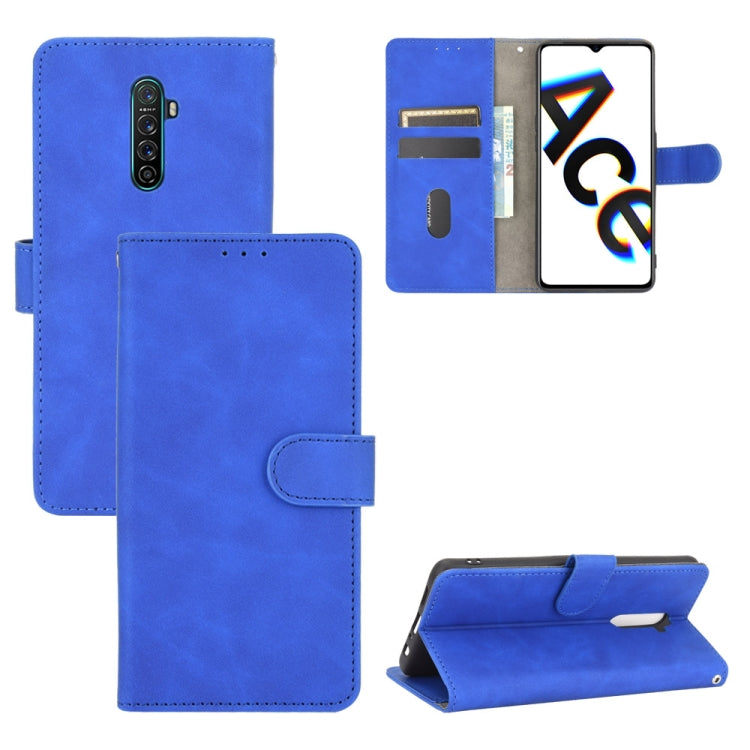 Solid Color Skin Feel Magnetic Buckle Horizontal Flip Calf Texture PU Leather Case with Holder & Card Slots & Wallet, For OPPO Reno2 Z / F, For OPPO Reno4 Pro 5G, For OPPO Reno A, For OPPO Reno Ace / Realme X2 Pro, For OPPO Reno3 5G / Find X2 Lite�����...