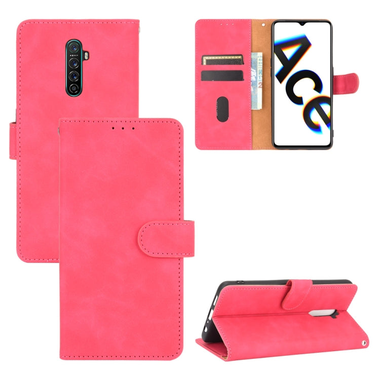 Solid Color Skin Feel Magnetic Buckle Horizontal Flip Calf Texture PU Leather Case with Holder & Card Slots & Wallet, For OPPO Reno2 Z / F, For OPPO Reno4 Pro 5G, For OPPO Reno A, For OPPO Reno Ace / Realme X2 Pro, For OPPO Reno3 5G / Find X2 Lite�����...