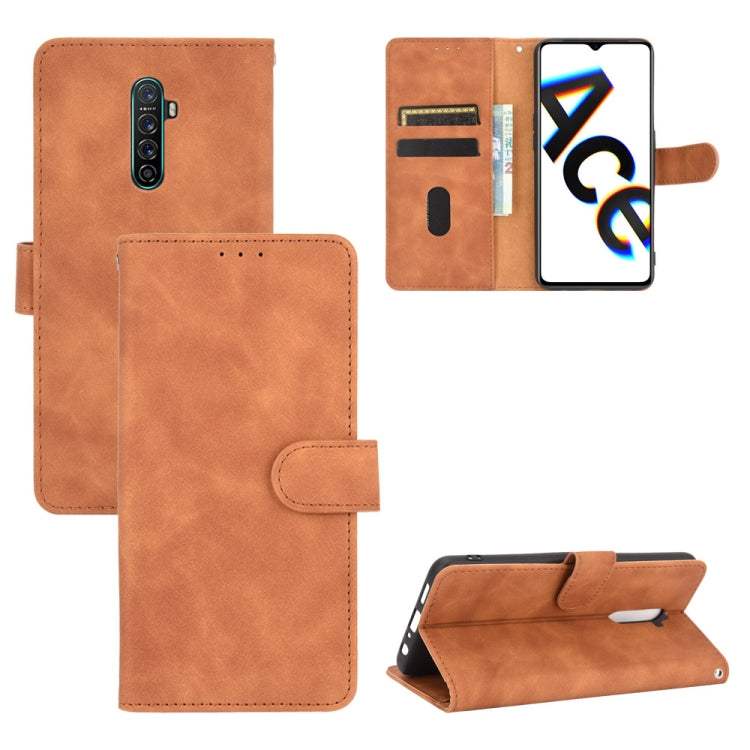 Solid Color Skin Feel Magnetic Buckle Horizontal Flip Calf Texture PU Leather Case with Holder & Card Slots & Wallet, For OPPO Reno2 Z / F, For OPPO Reno4 Pro 5G, For OPPO Reno A, For OPPO Reno Ace / Realme X2 Pro, For OPPO Reno3 5G / Find X2 Lite�����...