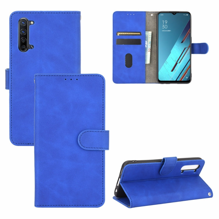 Solid Color Skin Feel Magnetic Buckle Horizontal Flip Calf Texture PU Leather Case with Holder & Card Slots & Wallet, For OPPO Reno2 Z / F, For OPPO Reno4 Pro 5G, For OPPO Reno A, For OPPO Reno Ace / Realme X2 Pro, For OPPO Reno3 5G / Find X2 Lite�����...