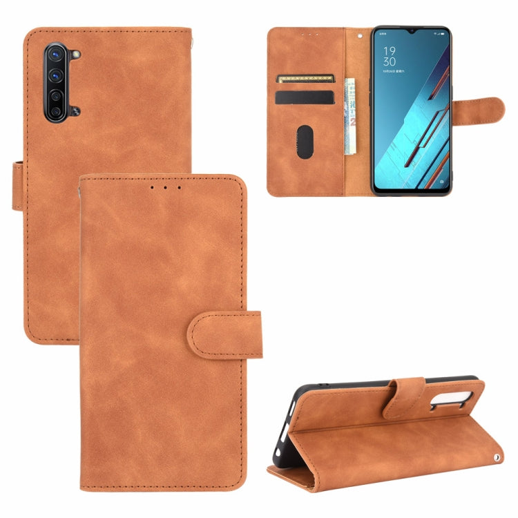 Solid Color Skin Feel Magnetic Buckle Horizontal Flip Calf Texture PU Leather Case with Holder & Card Slots & Wallet, For OPPO Reno2 Z / F, For OPPO Reno4 Pro 5G, For OPPO Reno A, For OPPO Reno Ace / Realme X2 Pro, For OPPO Reno3 5G / Find X2 Lite�����...