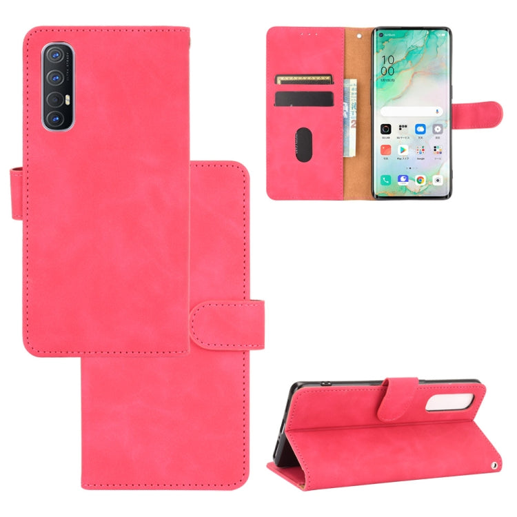 Solid Color Skin Feel Magnetic Buckle Horizontal Flip Calf Texture PU Leather Case with Holder & Card Slots & Wallet, For OPPO Reno2 Z / F, For OPPO Reno4 Pro 5G, For OPPO Reno A, For OPPO Reno Ace / Realme X2 Pro, For OPPO Reno3 5G / Find X2 Lite�����...