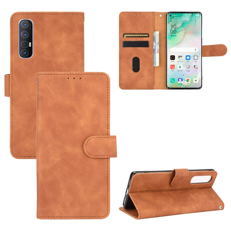 Solid Color Skin Feel Magnetic Buckle Horizontal Flip Calf Texture PU Leather Case with Holder & Card Slots & Wallet, For OPPO Reno2 Z / F, For OPPO Reno4 Pro 5G, For OPPO Reno A, For OPPO Reno Ace / Realme X2 Pro, For OPPO Reno3 5G / Find X2 Lite�����...