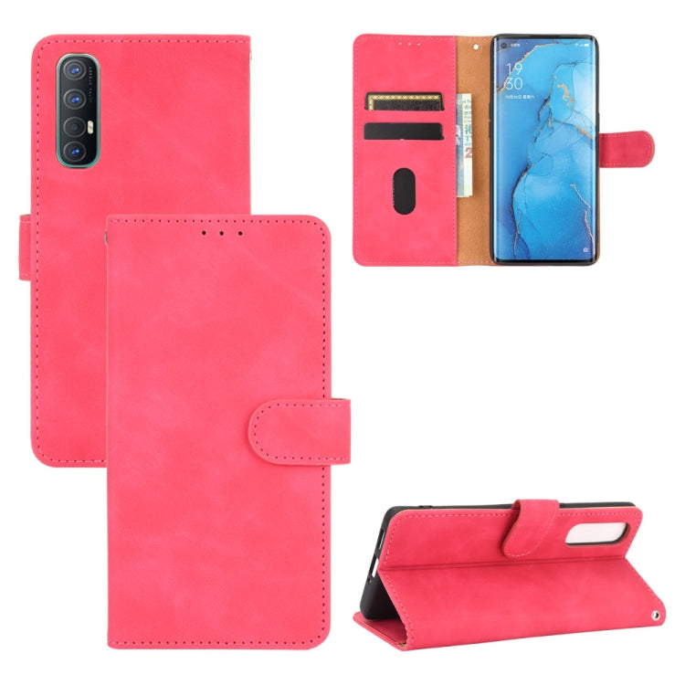 Solid Color Skin Feel Magnetic Buckle Horizontal Flip Calf Texture PU Leather Case with Holder & Card Slots & Wallet, For OPPO Reno2 Z / F, For OPPO Reno4 Pro 5G, For OPPO Reno A, For OPPO Reno Ace / Realme X2 Pro, For OPPO Reno3 5G / Find X2 Lite�����...