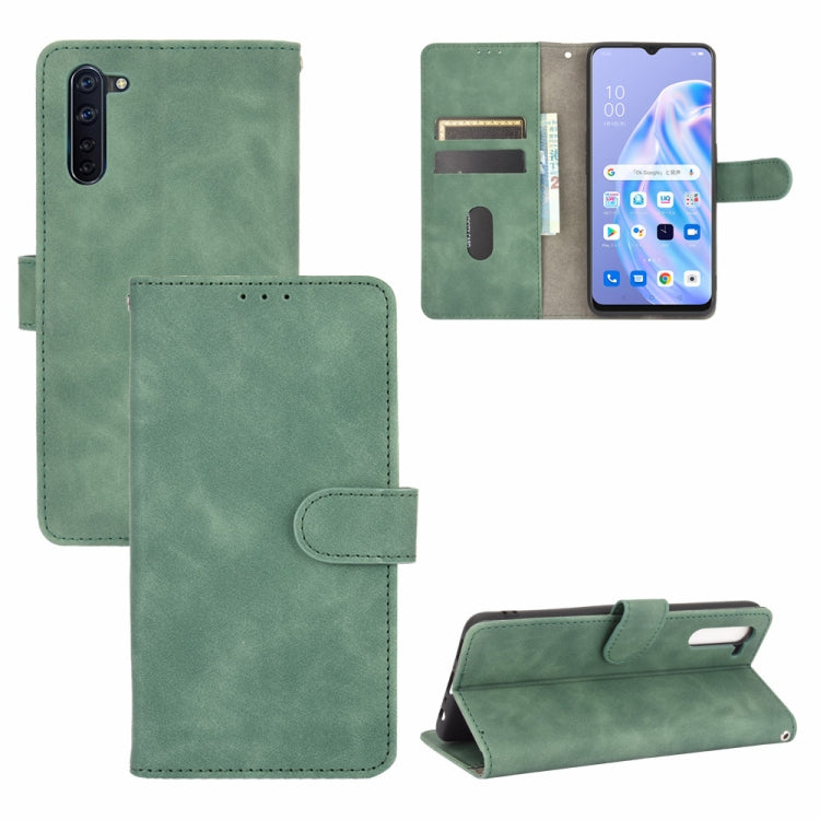 Solid Color Skin Feel Magnetic Buckle Horizontal Flip Calf Texture PU Leather Case with Holder & Card Slots & Wallet, For OPPO Reno2 Z / F, For OPPO Reno4 Pro 5G, For OPPO Reno A, For OPPO Reno Ace / Realme X2 Pro, For OPPO Reno3 5G / Find X2 Lite�����...
