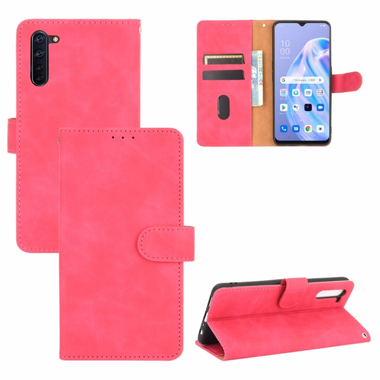 Solid Color Skin Feel Magnetic Buckle Horizontal Flip Calf Texture PU Leather Case with Holder & Card Slots & Wallet, For OPPO Reno2 Z / F, For OPPO Reno4 Pro 5G, For OPPO Reno A, For OPPO Reno Ace / Realme X2 Pro, For OPPO Reno3 5G / Find X2 Lite�����...