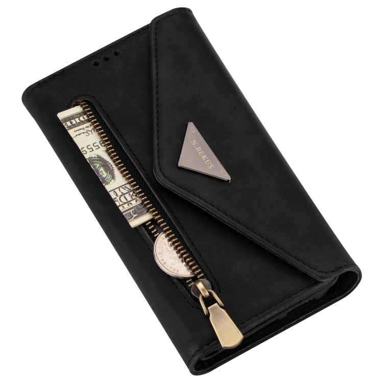 Skin Feel Zipper Horizontal Flip Leather Case with Holder & Card Slots & Photo Frame & Lanyard & Long Rope, For Huawei Mate 10 Lite, For Huawei Mate 10 Pro, For Huawei Mate 20, For Huawei P20, For Huawei P20 Pro, For Huawei P30, For Huawei P30 Lite����...