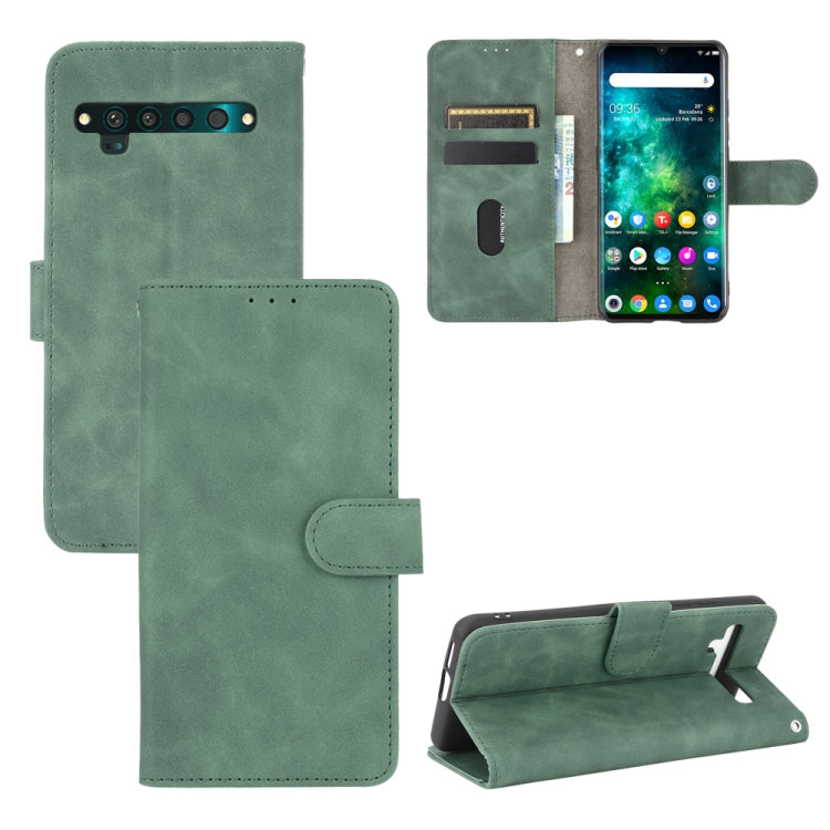 Solid Color Skin Feel Magnetic Buckle Horizontal Flip Calf Texture PU Leather Case with Holder & Card Slots & Wallet, For TCL 10 Pro, For TCL 10L, For Vivo X30 Pro, For Fujitsu Arrows 5G (F-51A), For Fujitsu Arrows RX (Arrows M05)����������������������...