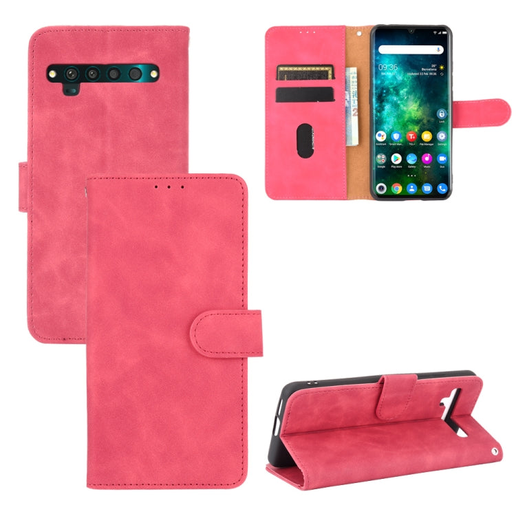 Solid Color Skin Feel Magnetic Buckle Horizontal Flip Calf Texture PU Leather Case with Holder & Card Slots & Wallet, For TCL 10 Pro, For TCL 10L, For Vivo X30 Pro, For Fujitsu Arrows 5G (F-51A), For Fujitsu Arrows RX (Arrows M05)����������������������...