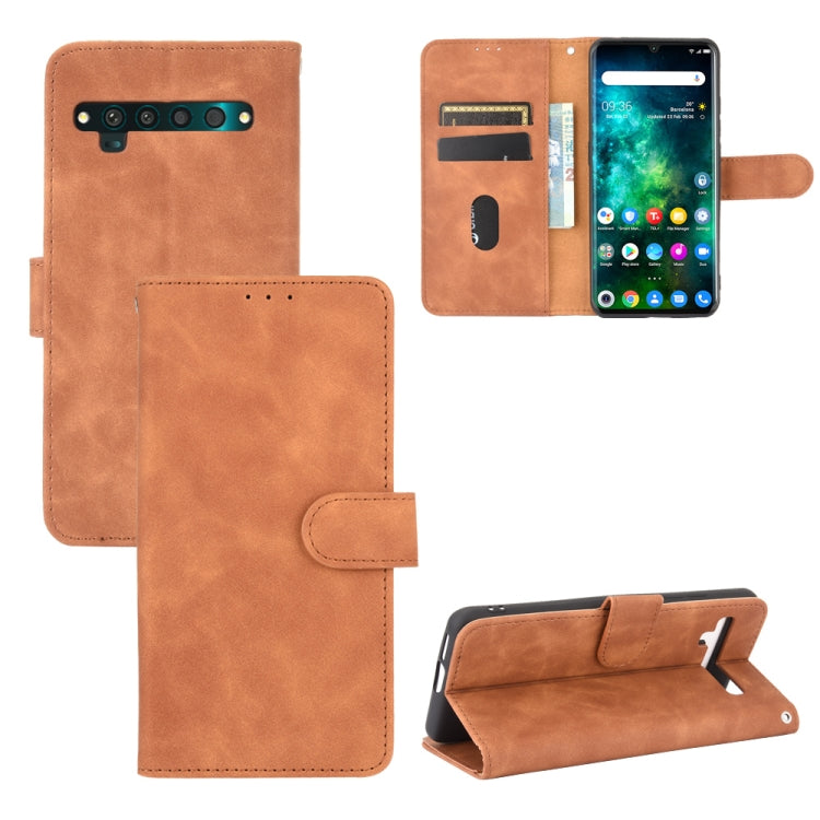 Solid Color Skin Feel Magnetic Buckle Horizontal Flip Calf Texture PU Leather Case with Holder & Card Slots & Wallet, For TCL 10 Pro, For TCL 10L, For Vivo X30 Pro, For Fujitsu Arrows 5G (F-51A), For Fujitsu Arrows RX (Arrows M05)����������������������...