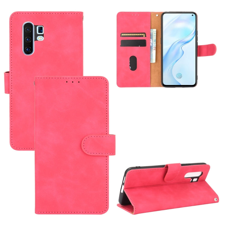 Solid Color Skin Feel Magnetic Buckle Horizontal Flip Calf Texture PU Leather Case with Holder & Card Slots & Wallet, For TCL 10 Pro, For TCL 10L, For Vivo X30 Pro, For Fujitsu Arrows 5G (F-51A), For Fujitsu Arrows RX (Arrows M05)����������������������...