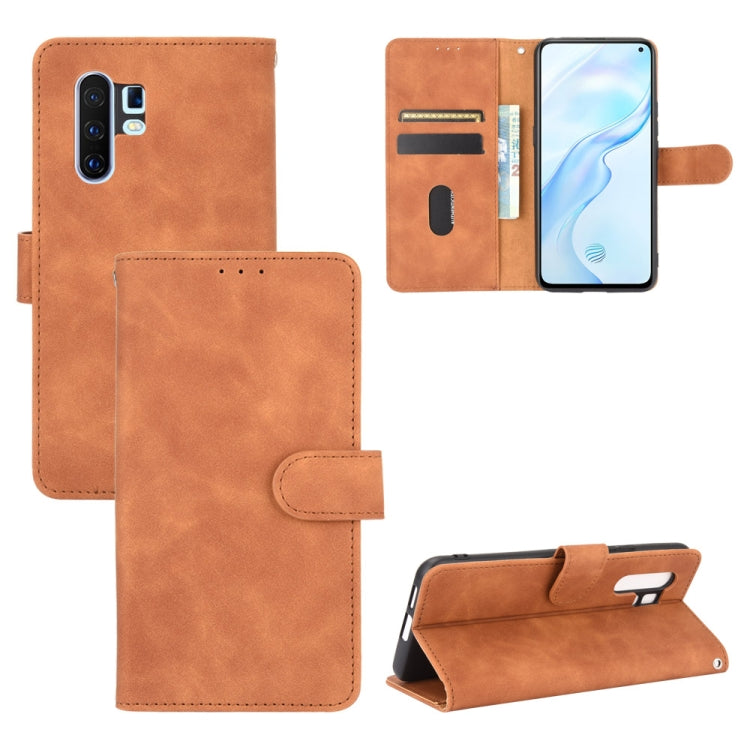 Solid Color Skin Feel Magnetic Buckle Horizontal Flip Calf Texture PU Leather Case with Holder & Card Slots & Wallet, For TCL 10 Pro, For TCL 10L, For Vivo X30 Pro, For Fujitsu Arrows 5G (F-51A), For Fujitsu Arrows RX (Arrows M05)����������������������...