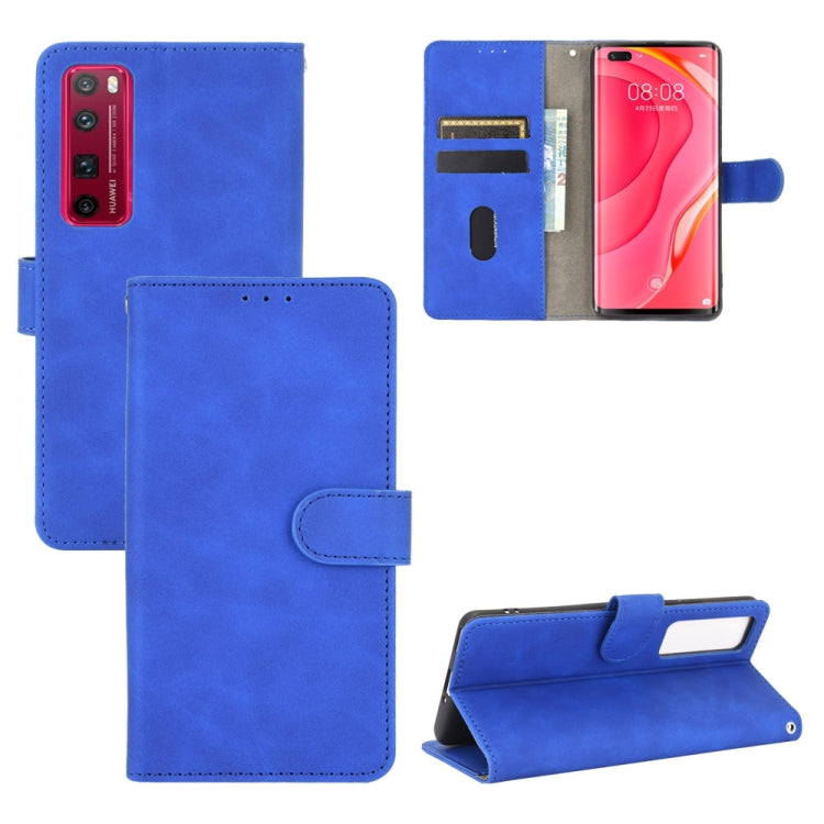 Solid Color Skin Feel Magnetic Buckle Horizontal Flip Calf Texture PU Leather Case with Holder & Card Slots & Wallet, For Huawei Honor 9X Lite, For Huawei Honor 9X Pro / Y9s, For Huawei Honor X10 5G, For Huawei Honor View30 / View30 Pro����������������...