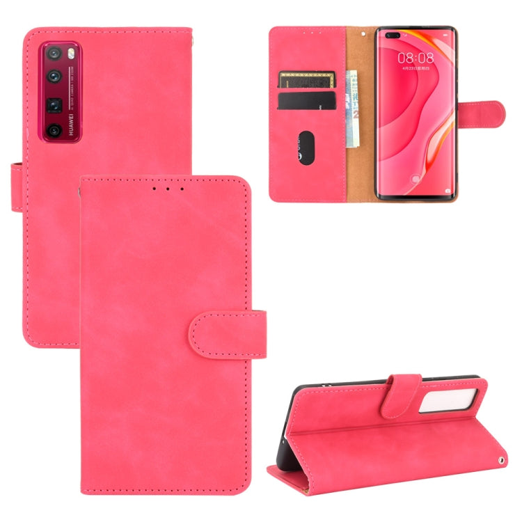 Solid Color Skin Feel Magnetic Buckle Horizontal Flip Calf Texture PU Leather Case with Holder & Card Slots & Wallet, For Huawei Honor 9X Lite, For Huawei Honor 9X Pro / Y9s, For Huawei Honor X10 5G, For Huawei Honor View30 / View30 Pro����������������...