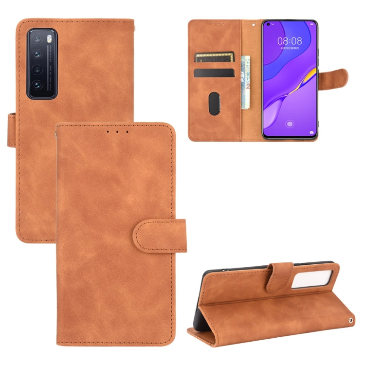 Solid Color Skin Feel Magnetic Buckle Horizontal Flip Calf Texture PU Leather Case with Holder & Card Slots & Wallet, For Huawei P40, For Huawei Honor 30, For Huawei Y6 (2019) / Honor Y6s, For Huawei Honor 30 Pro, For Huawei Y6p������������������������...