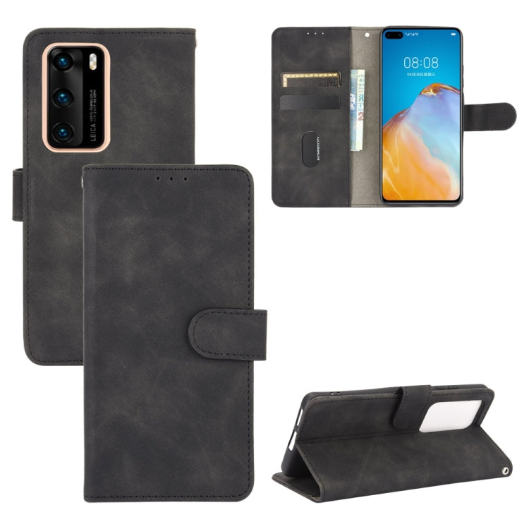 Solid Color Skin Feel Magnetic Buckle Horizontal Flip Calf Texture PU Leather Case with Holder & Card Slots & Wallet, For Huawei P40, For Huawei Honor 30, For Huawei Y6 (2019) / Honor Y6s, For Huawei Honor 30 Pro, For Huawei Y6p������������������������...