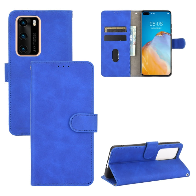 Solid Color Skin Feel Magnetic Buckle Horizontal Flip Calf Texture PU Leather Case with Holder & Card Slots & Wallet, For Huawei P40, For Huawei Honor 30, For Huawei Y6 (2019) / Honor Y6s, For Huawei Honor 30 Pro, For Huawei Y6p������������������������...