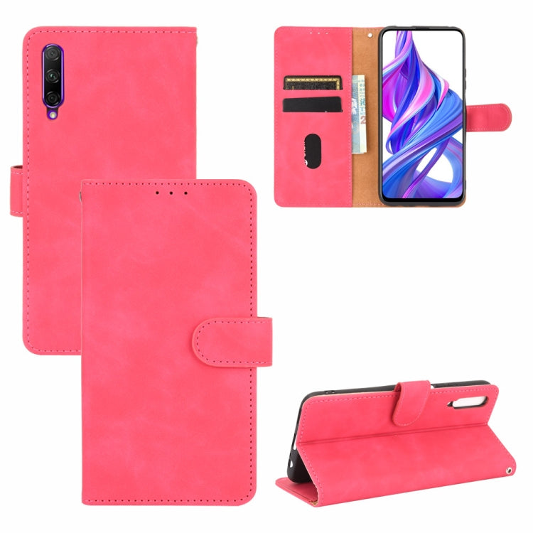 Solid Color Skin Feel Magnetic Buckle Horizontal Flip Calf Texture PU Leather Case with Holder & Card Slots & Wallet, For Huawei Honor 9X Lite, For Huawei Honor 9X Pro / Y9s, For Huawei Honor X10 5G, For Huawei Honor View30 / View30 Pro����������������...