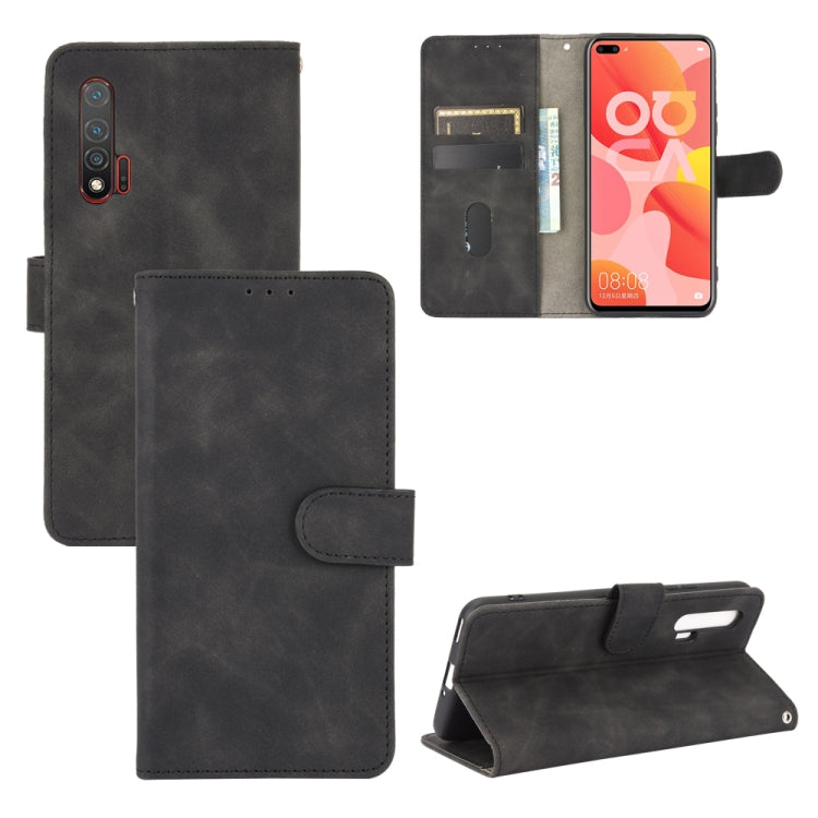 Solid Color Skin Feel Magnetic Buckle Horizontal Flip Calf Texture PU Leather Case with Holder & Card Slots & Wallet, For Huawei P40, For Huawei Honor 30, For Huawei Y6 (2019) / Honor Y6s, For Huawei Honor 30 Pro, For Huawei Y6p������������������������...