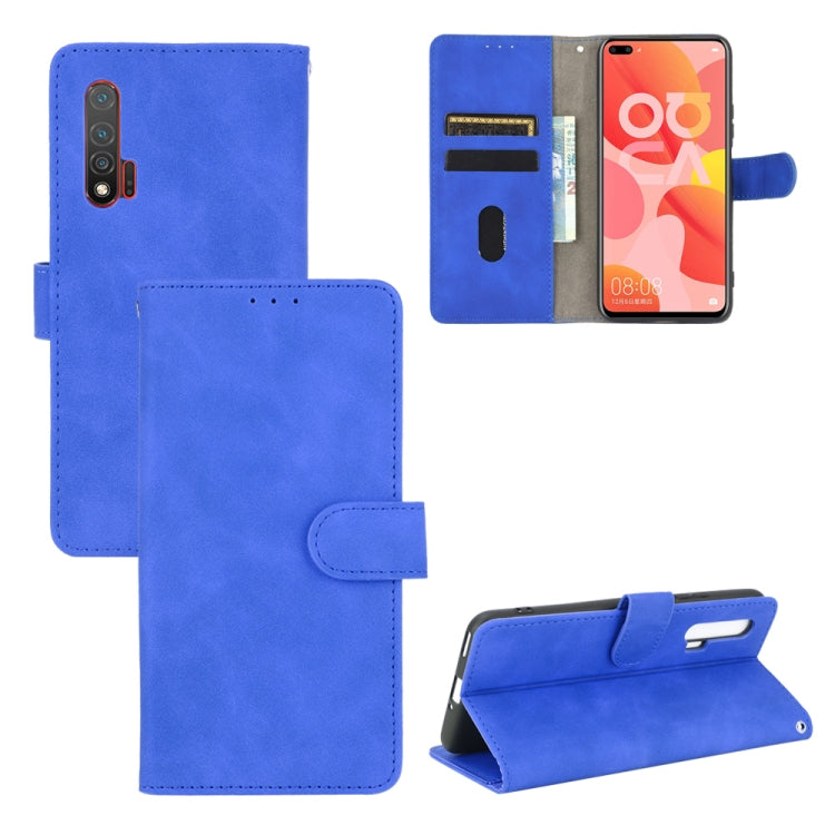 Solid Color Skin Feel Magnetic Buckle Horizontal Flip Calf Texture PU Leather Case with Holder & Card Slots & Wallet, For Huawei P40, For Huawei Honor 30, For Huawei Y6 (2019) / Honor Y6s, For Huawei Honor 30 Pro, For Huawei Y6p������������������������...