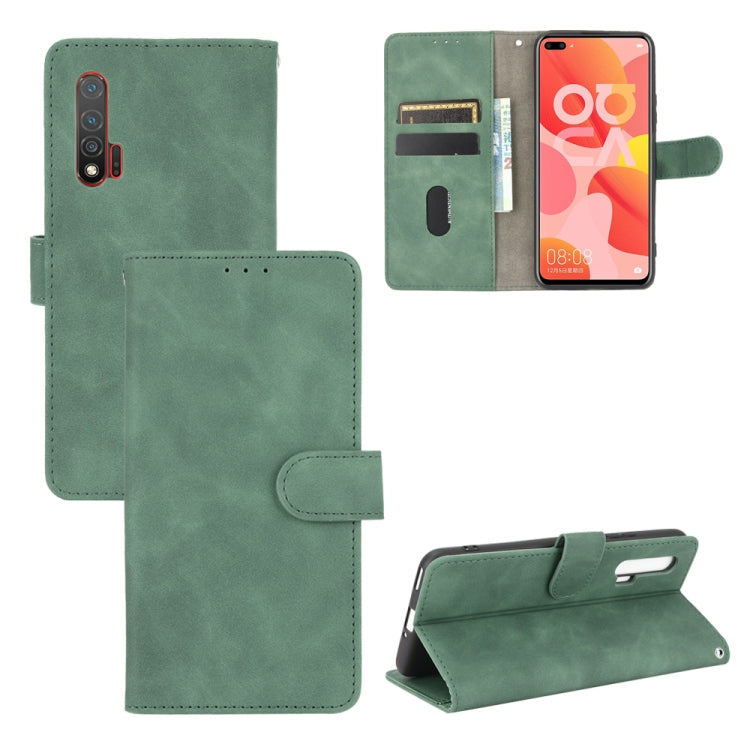 Solid Color Skin Feel Magnetic Buckle Horizontal Flip Calf Texture PU Leather Case with Holder & Card Slots & Wallet, For Huawei P40, For Huawei Honor 30, For Huawei Y6 (2019) / Honor Y6s, For Huawei Honor 30 Pro, For Huawei Y6p������������������������...