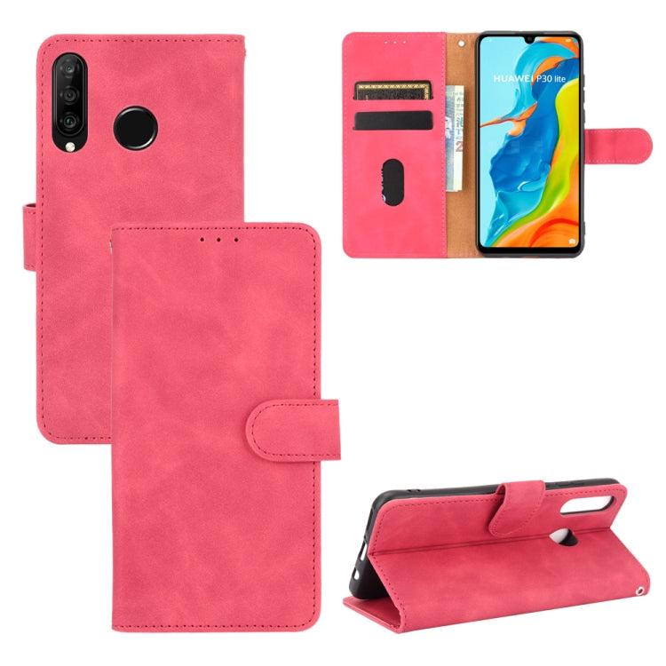 Solid Color Skin Feel Magnetic Buckle Horizontal Flip Calf Texture PU Leather Case with Holder & Card Slots & Wallet, For Huawei P40, For Huawei Honor 30, For Huawei Y6 (2019) / Honor Y6s, For Huawei Honor 30 Pro, For Huawei Y6p������������������������...