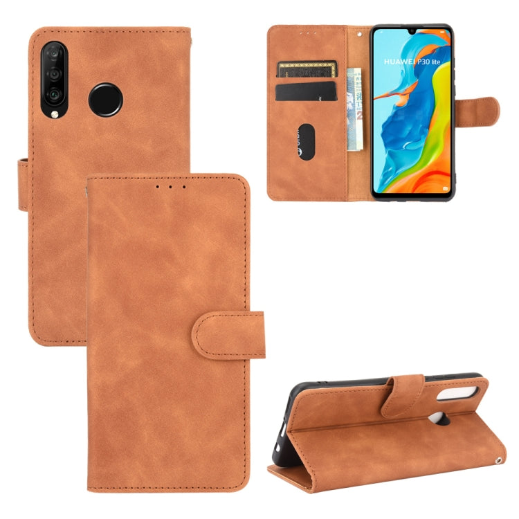 Solid Color Skin Feel Magnetic Buckle Horizontal Flip Calf Texture PU Leather Case with Holder & Card Slots & Wallet, For Huawei P40, For Huawei Honor 30, For Huawei Y6 (2019) / Honor Y6s, For Huawei Honor 30 Pro, For Huawei Y6p������������������������...